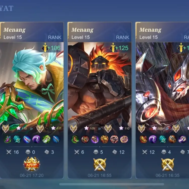 Jual Mythic Perbintang  Mobile Legends JASA JOKI BY GREGGY | VCGamers