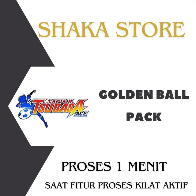 Jual 60 Golden Ball Pack Captain Tsubasa ACE Shaka Store | VCGamers