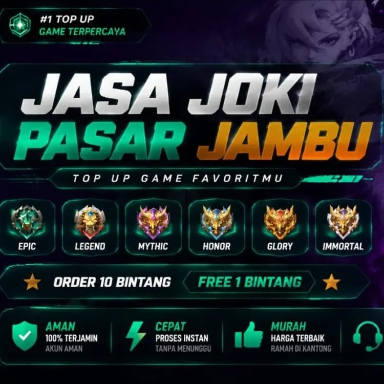 Jual Mythic Glory Perbintang Mobile Legends Toko Jambu | VCGamers