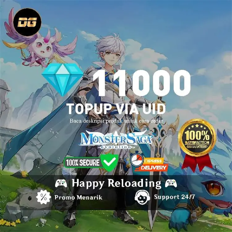 Jual 5.000 Diamond Monster Saga degamingstore | VCGamers