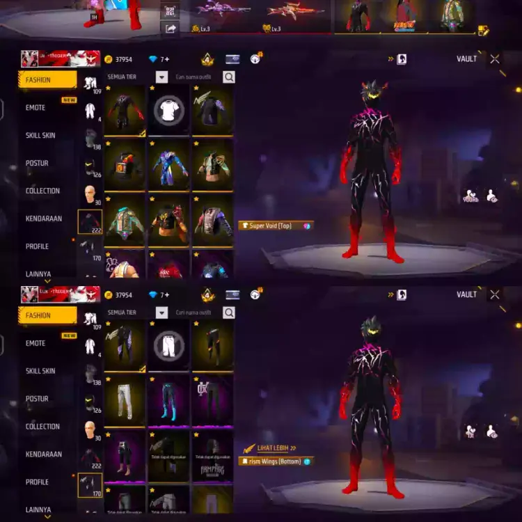 Jual AKUN FREE FIRE GRADE A Free Fire zakk_store30 | VCGamers