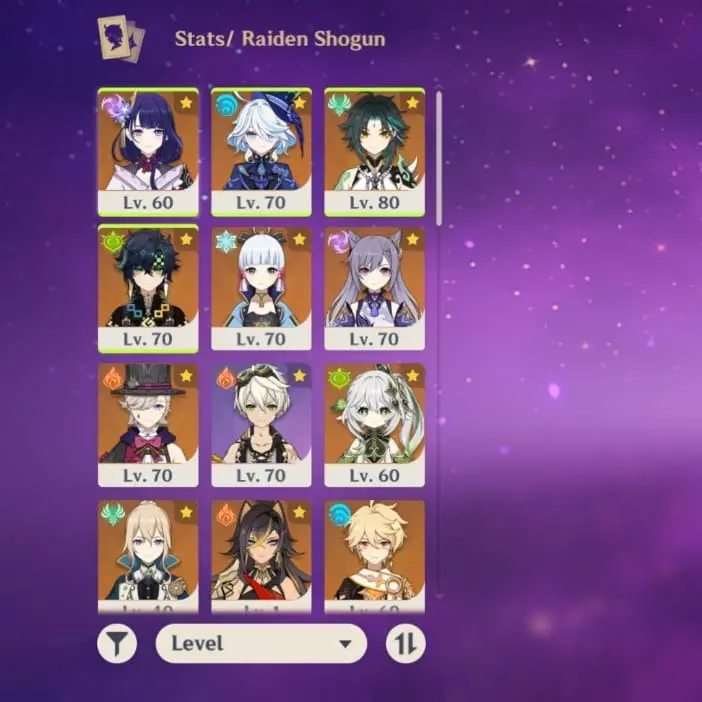 Jual (Server Asia ) Raiden Shogun Genshin Impact Galaxy Game | VCGamers