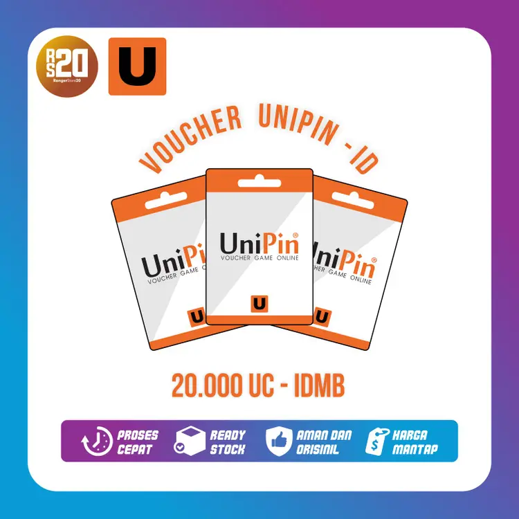 Jual 20.000 UniPin Credit UniPin RANGERSTORE20 | VCGamers