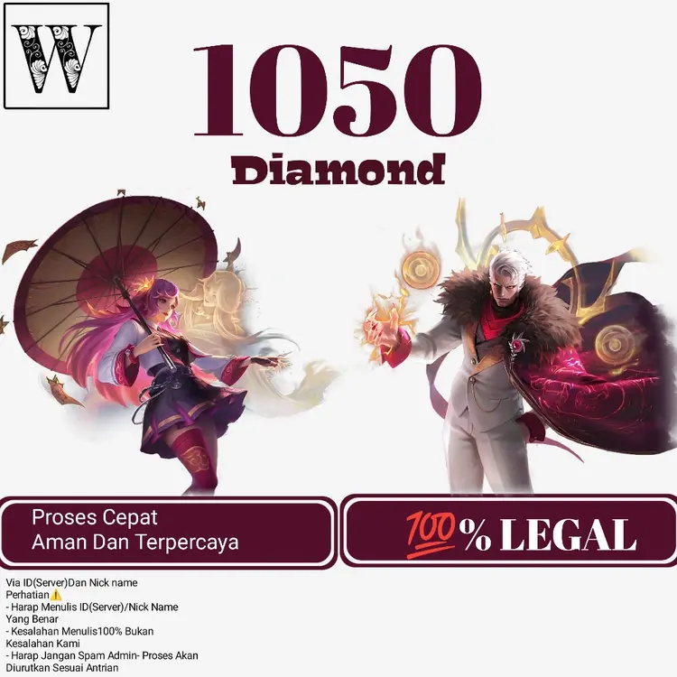 Jual 1050 Diamonds Mobile Legends Wall's Store | VCGamers