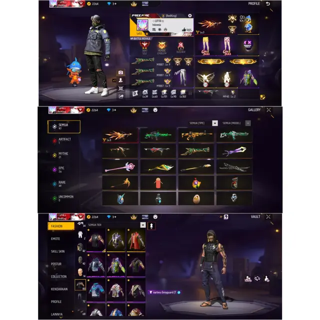 Jual Akun Fress Free Fire Lumbostore | VCGamers