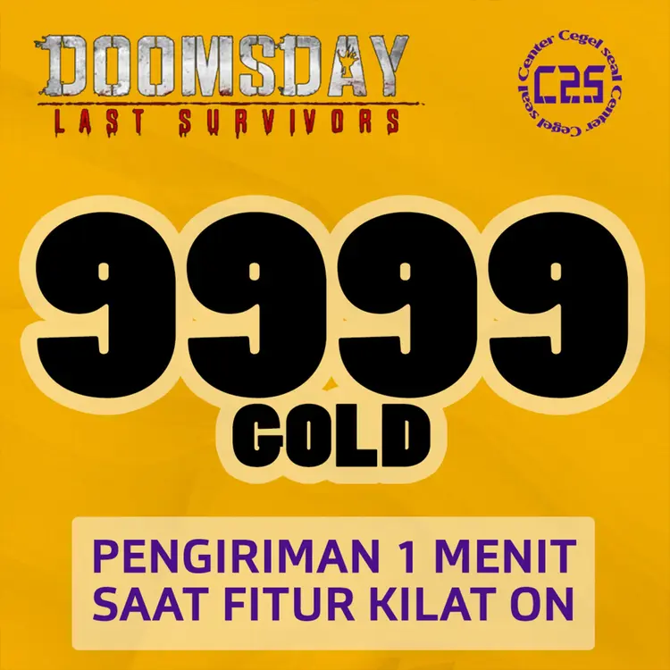 Jual 9.999 Gold Doomsday : Last Survivor Center Cegel Seal | VCGamers