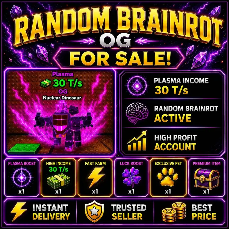 Jual Brainrot 30T/s Kick a Lucky Block - Roblox Common Store | VCGamers