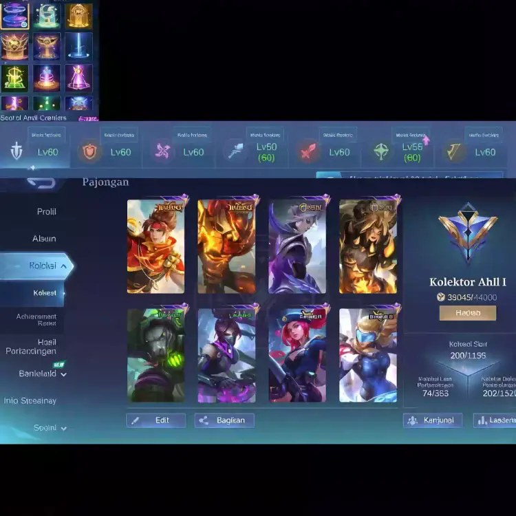 Jual Akun Fresh Siap Rank Mobile Legends ARVION | VCGamers