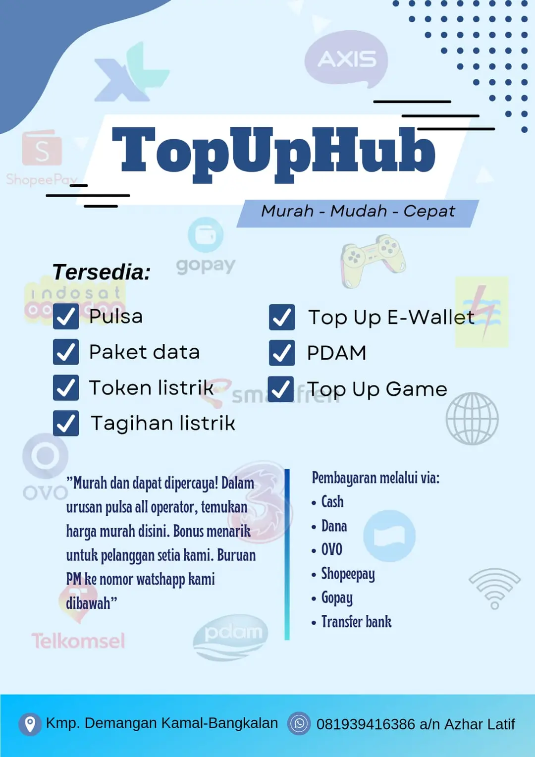 Daftar Produk TopUpHub Terlaris & Terlengkap - VCGamers