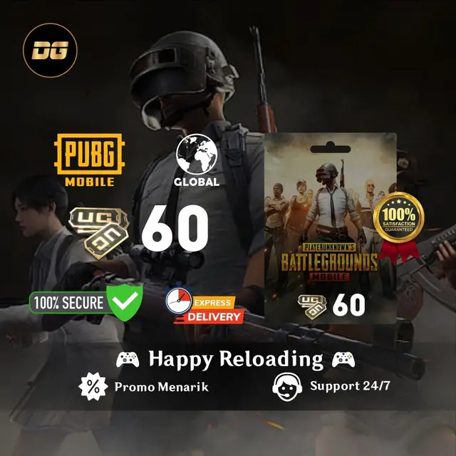 Jual 60 UC PUBG Mobile degamingstore | VCGamers