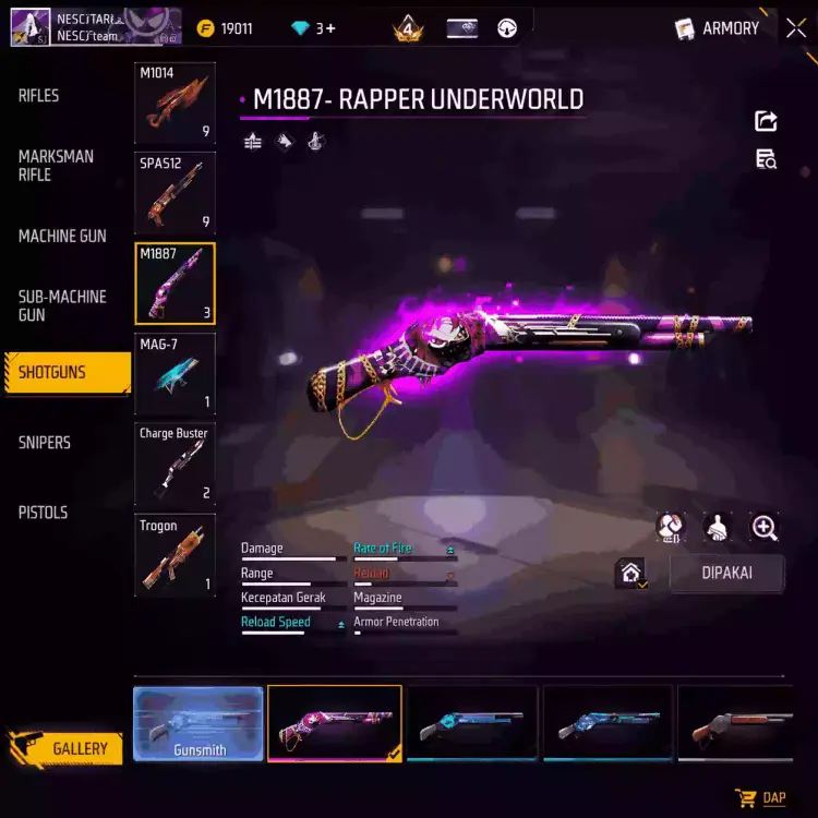 Jual AKUN FREE FIRE GRADE A Free Fire NINJA STORE | VCGamers