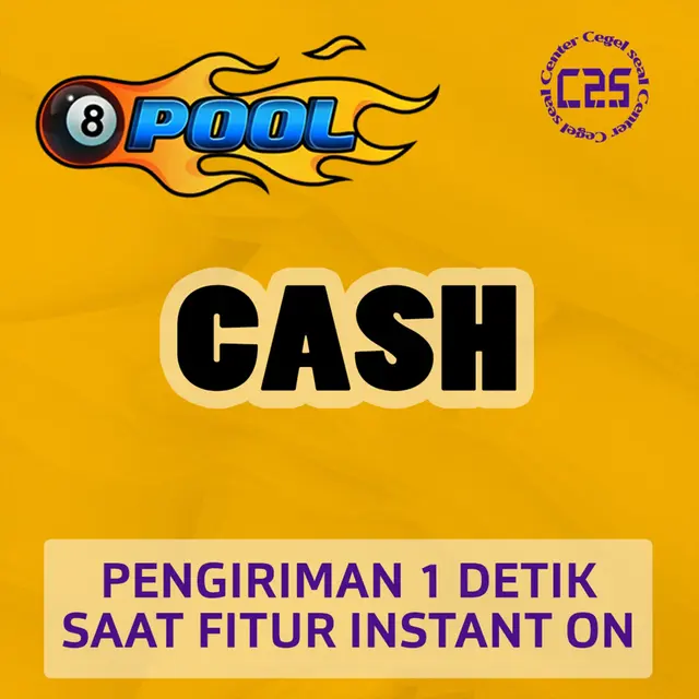 Jual 20 Cash 8 Ball Pool Center Cegel Seal | VCGamers