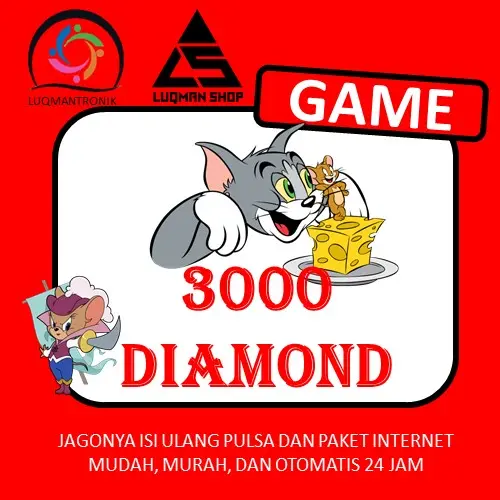 Jual 3000 Diamond Tom and Jerry Chase LUQMANSHOP | VCGamers