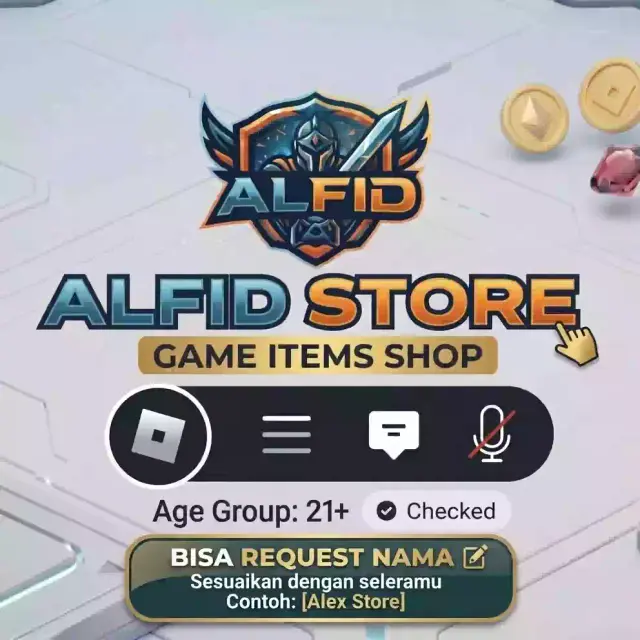 Jual Request Username Account  21+ ON voice + chat Roblox alfid store | VCGamers