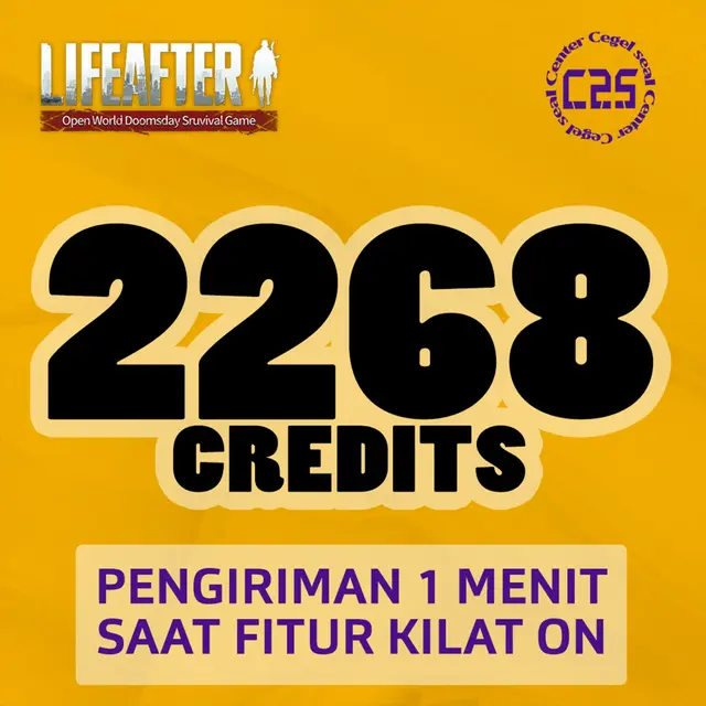 Jual 2268 Credits LifeAfter Center Cegel Seal | VCGamers