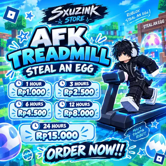 Jual AFK Treadmill 1 Hour Steal An Egg - Roblox SxuzinK Store | VCGamers
