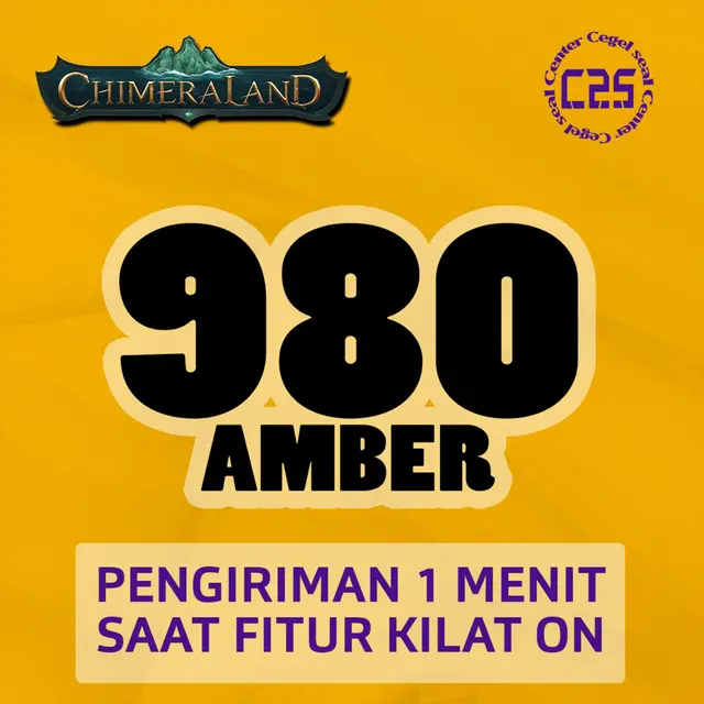 Jual 980 Amber Chimeraland Center Cegel Seal | VCGamers