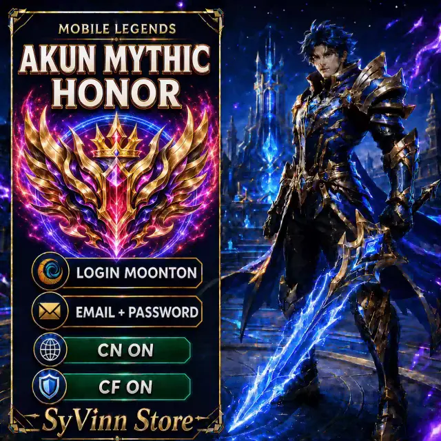 Jual Akun Rank Mythic Honor Mobile Legends SyVinn Store | VCGamers