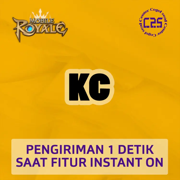 Jual 452 KC Mobile Royale Center Cegel Seal | VCGamers