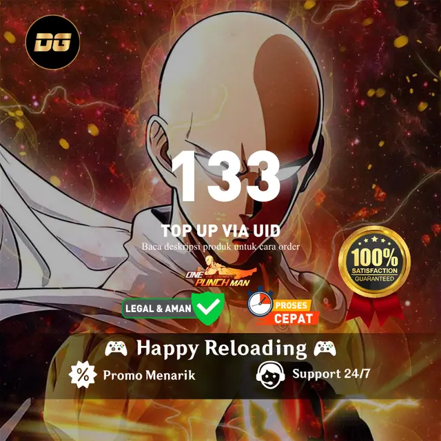 Jual 133 Coupons One Punch Man The Strongest degamingstore | VCGamers