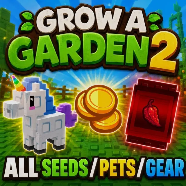 Jual 50M Grow a Garden 2 - Roblox Zedee store | VCGamers