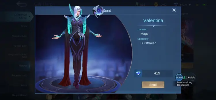 Jual Valentina Mobile Legends KALBAR GAME STORE | VCGamers