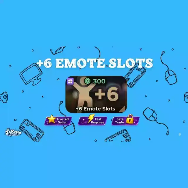 Jual +6 Emote Slots Evade - Roblox Js Rooms Store | VCGamers