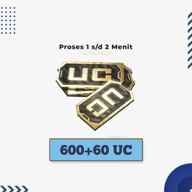 Jual 600 + 60 UC PUBG Mobile Top Up-in | VCGamers