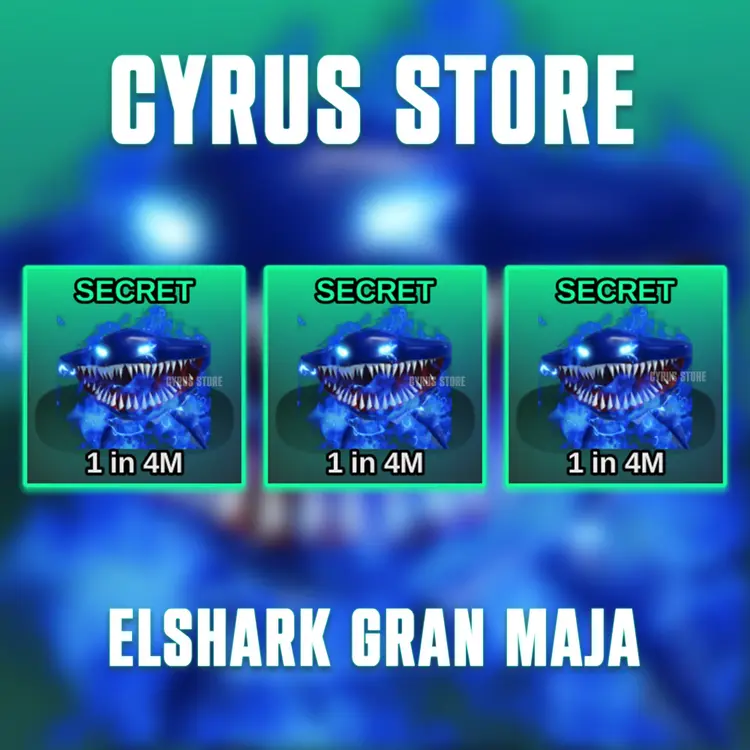 Jual Elshark Gran Maja x10 Fish It! - Roblox Cyrus Store | VCGamers