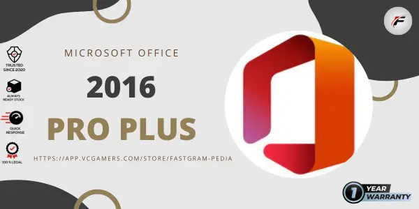 Jual Office 2016 Microsoft Office FASTGRAM PEDIA | VCGamers
