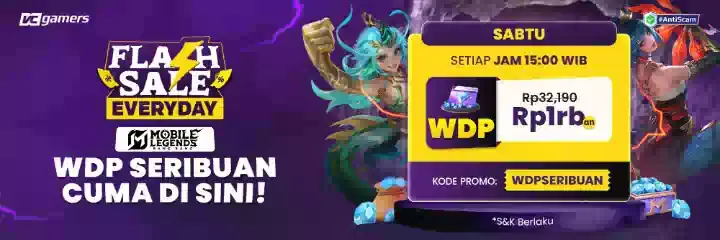 Flash Sale Seribuan WDP MLBB