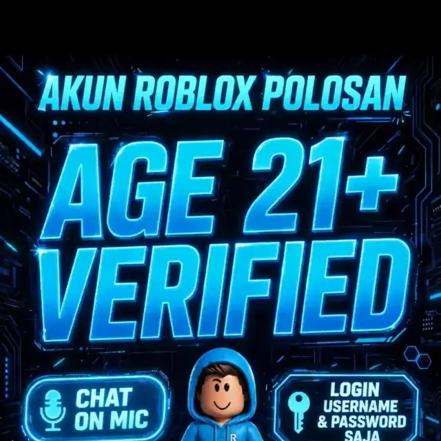 Jual Akun roblox Voice chat on 21+ Verified Roblox HR Storee | VCGamers