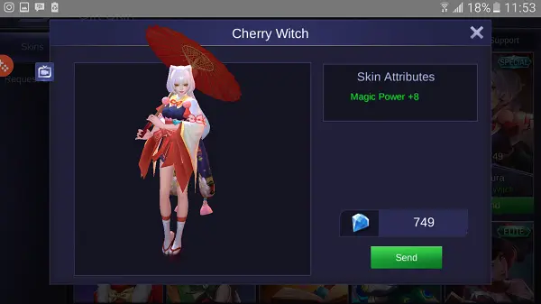 Jual Kagura Cherry Wich Mobile Legends KALBAR GAME STORE | VCGamers