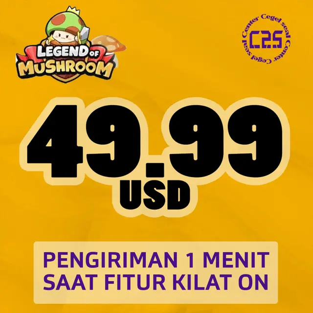 Jual 49.99 USD Legend of Mushroom (Link Payment) Center Cegel Seal | VCGamers