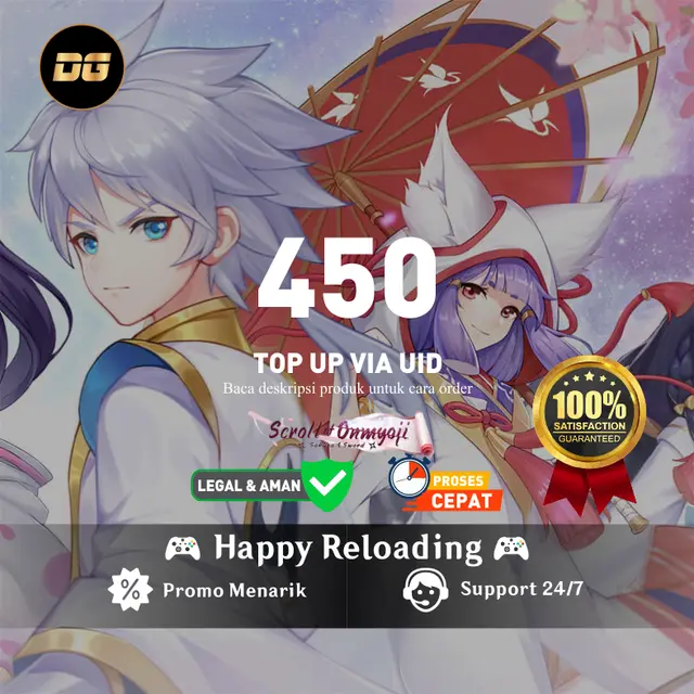 Jual 450 Gioks Scroll of Onmyoji degamingstore | VCGamers