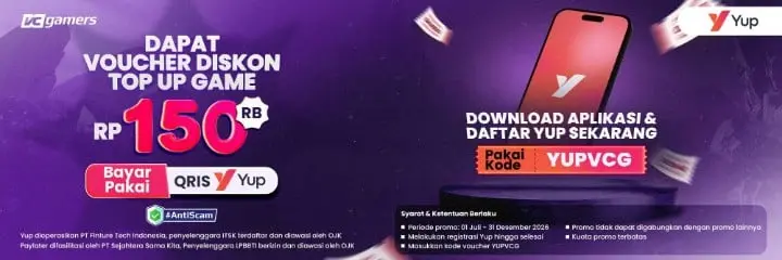Dapatkan Voucher Diskon Hingga Rp150.000 Bayar Pakai QRIS Yup