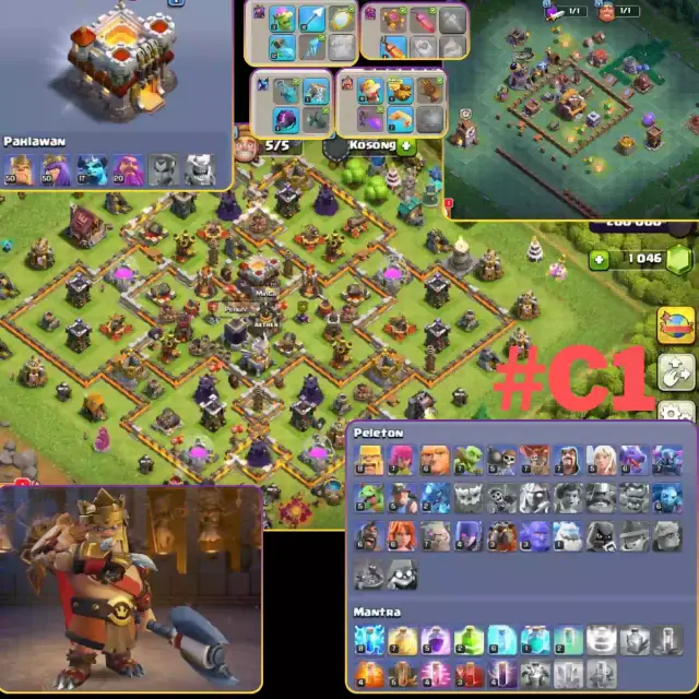 Jual Akun COC Clash of Clans ARVION | VCGamers