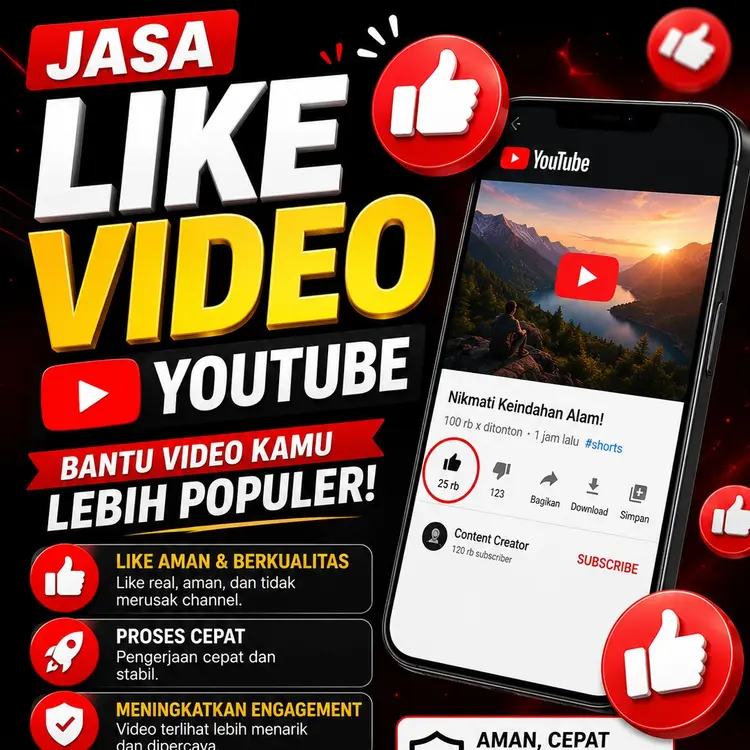 Jual 1.000 Like Video YouTube NINJA STORE | VCGamers