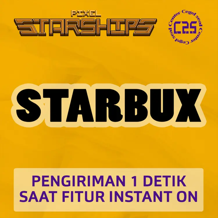 Jual Stash of Starbux Pixel Starships Center Cegel Seal | VCGamers