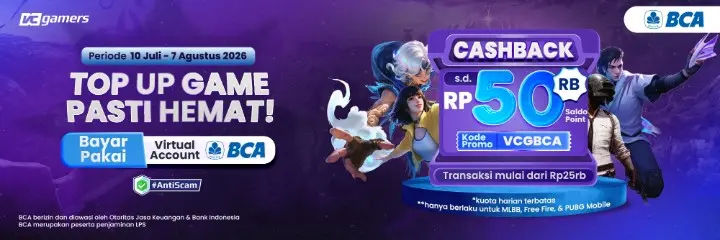 Top Up Game Pasti Hemat! Bayar Pakai Virtual Account BCA