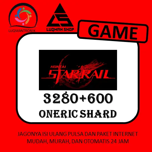 Jual 3280+600 Oneiric Shard Honkai Star Rail LUQMANSHOP | VCGamers