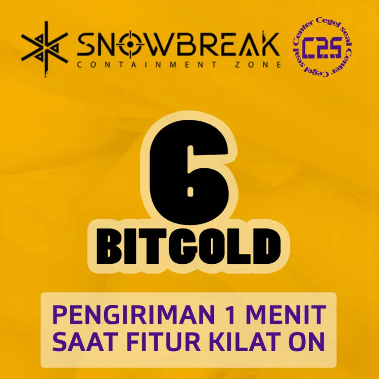 Jual 6 Bit Gold Snowbreak Containment Zone Center Cegel Seal | VCGamers