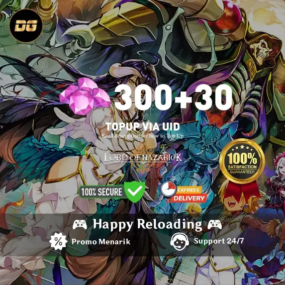 Jual 300 + 30 Magic Crystals Lord of Nazarick degamingstore | VCGamers
