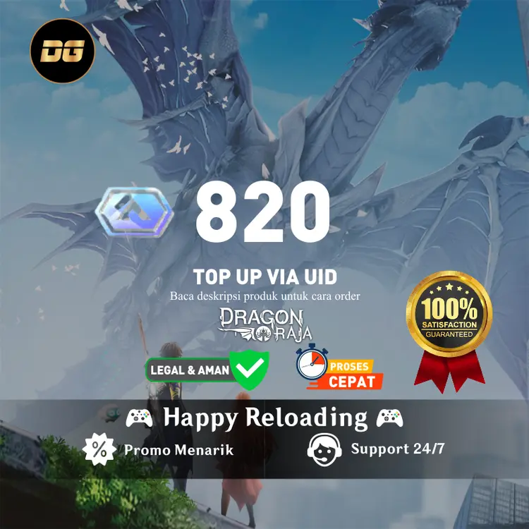 Jual 820 Coupons Dragon Raja degamingstore | VCGamers
