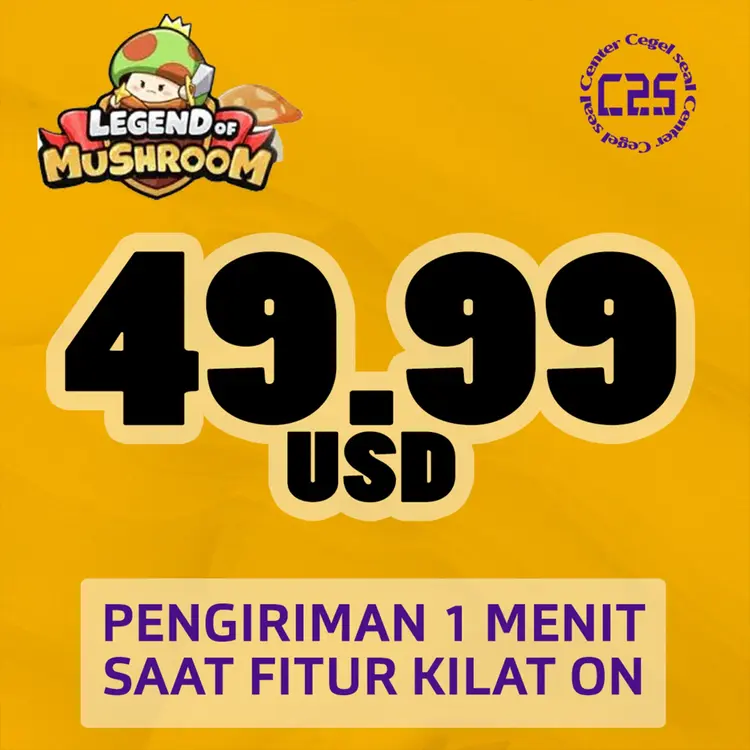 Jual 49.99 USD Legend of Mushroom (Link Payment) Center Cegel Seal | VCGamers