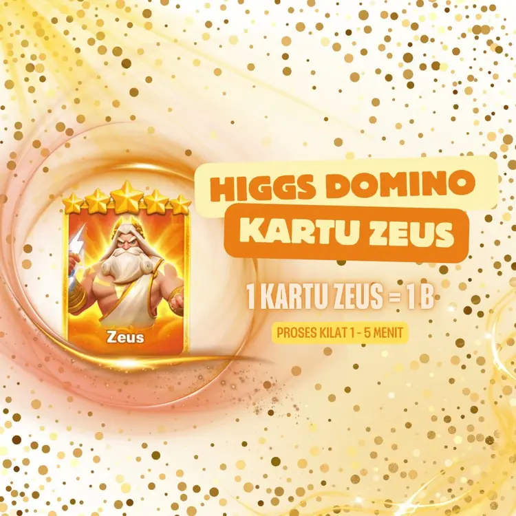 Jual Tukar Kartu Zeus (1B) Higgs Games Island Toko Grosir ID | VCGamers