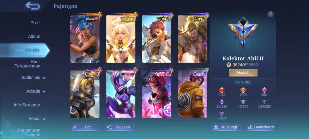 Daftar Produk JYAL AKUN FF/ML Terlaris & Terlengkap - VCGamers