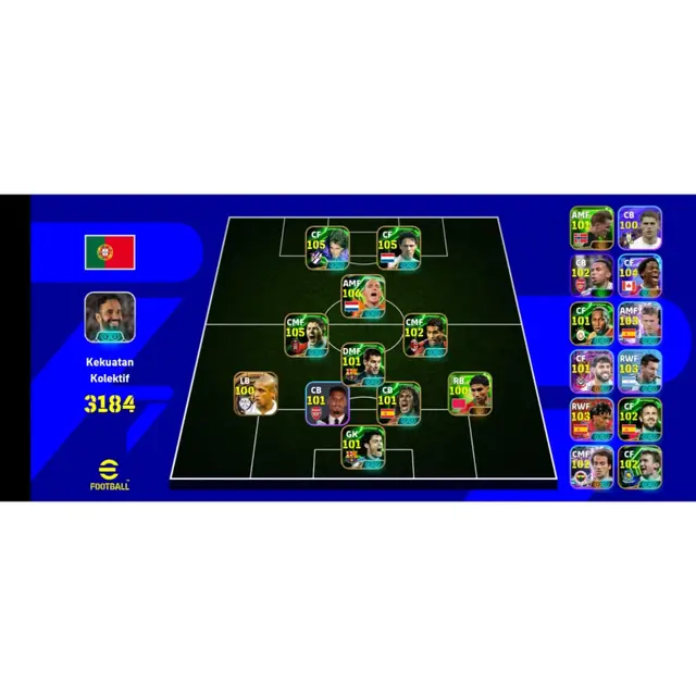 Jual Akun efotball strength 3000+ eFootball Mobile Lumbostore | VCGamers