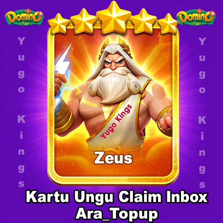 Jual Kartu Ungu 6B Higgs Games Island ARA_TOPUP | VCGamers