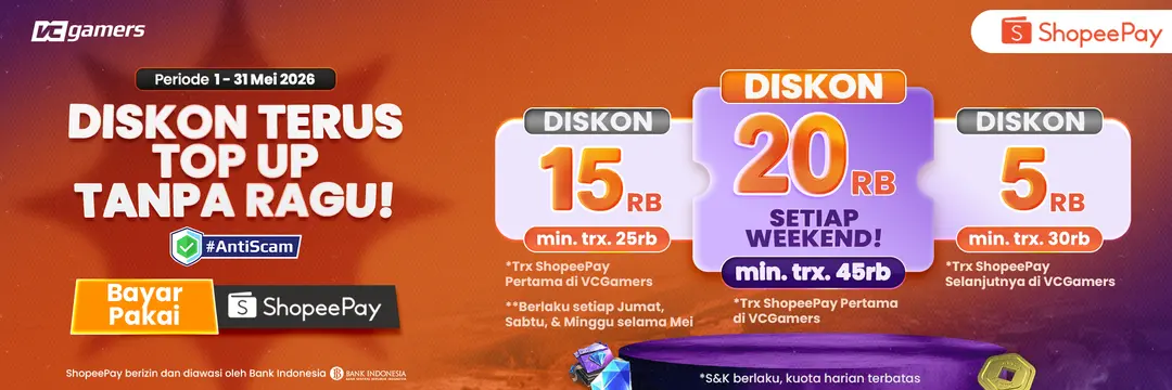 Lebih murah bayar pakai ShopeePay!